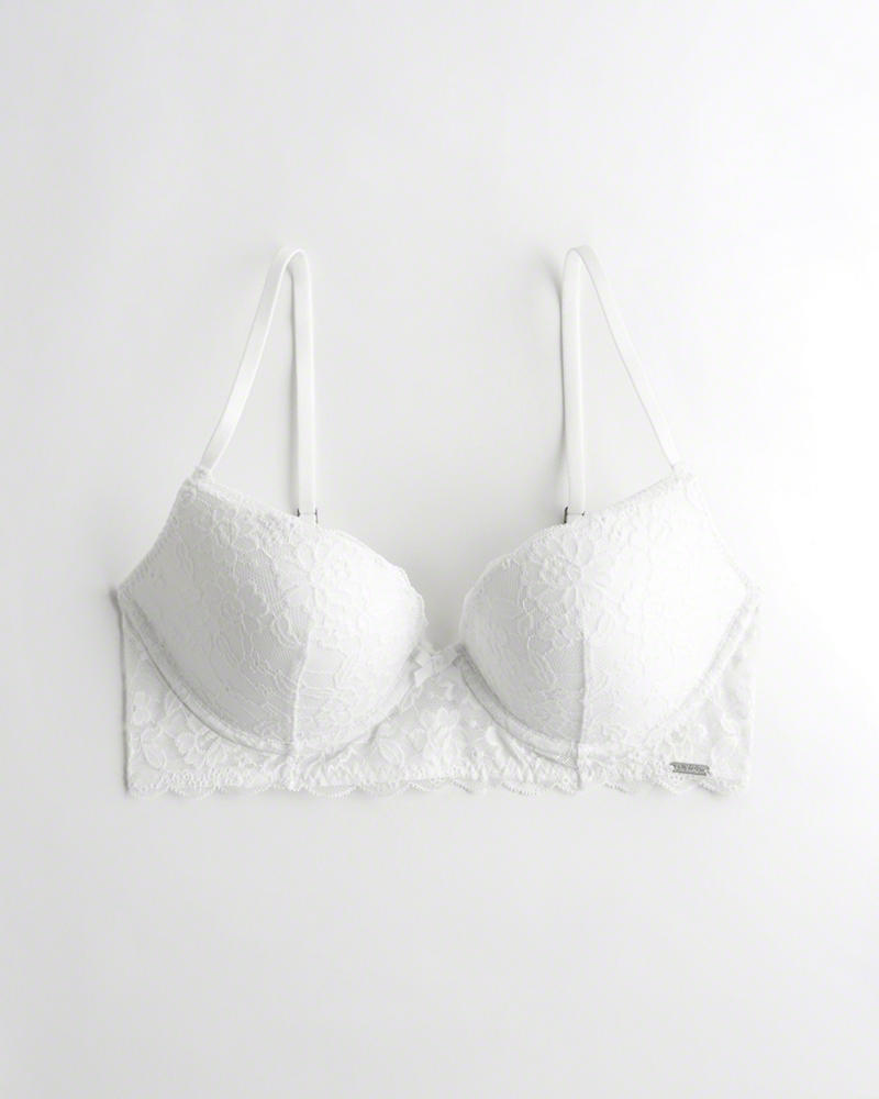 Reggiseni Hollister Donna Push-Up Plunge Bianche Italia (599KQURC)